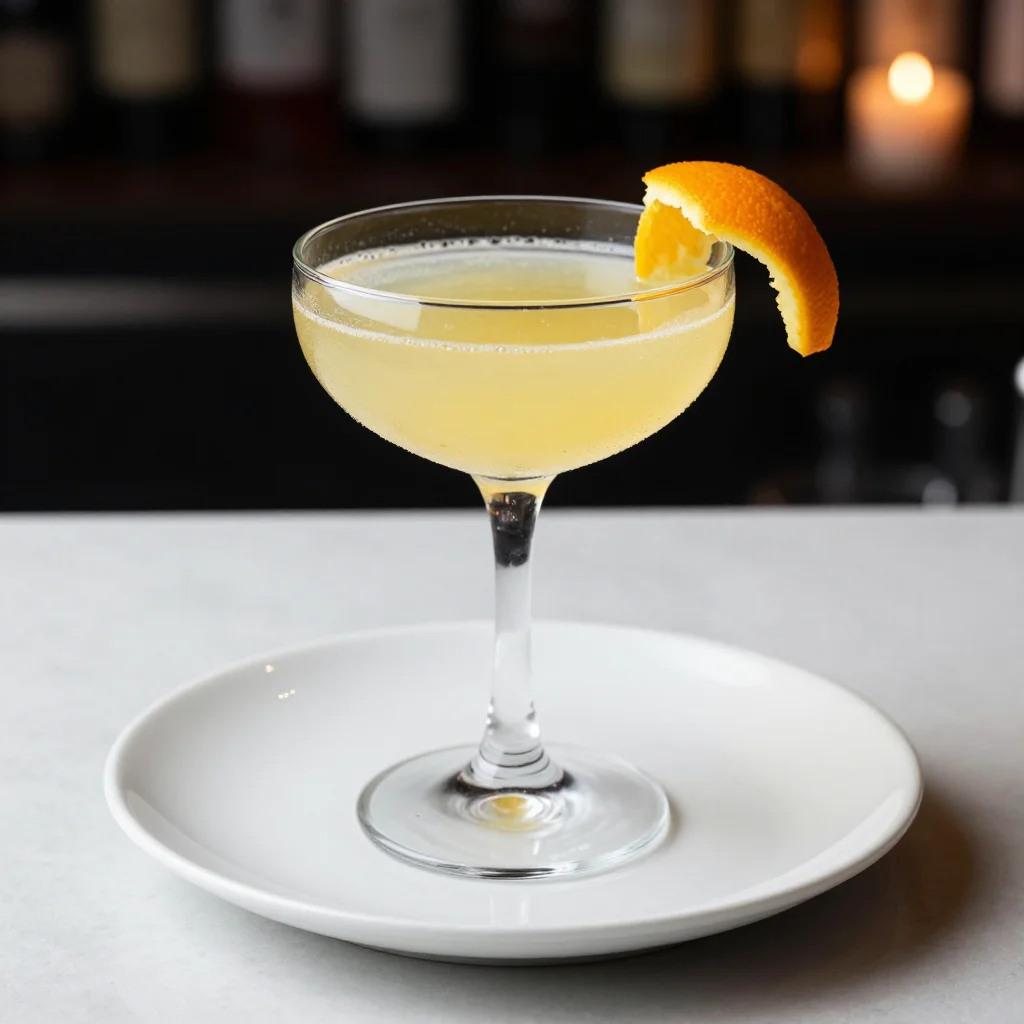Corpse Reviver No. 2: Gin, Lillet, Orange Liqueur and Lemon with an Absinthe Rinse