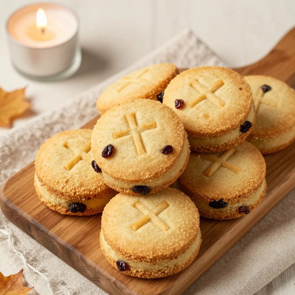English Soul Cakes: Spiced Currant Shortbread from the Original Halloween Tradition