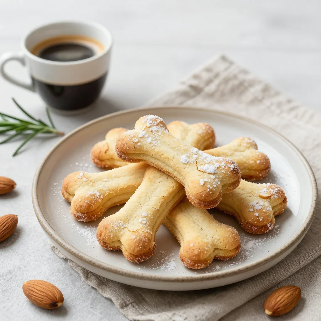 Ossa dei Morti: Crunchy Italian Bones of the Dead Almond Cookies for All Souls' Day