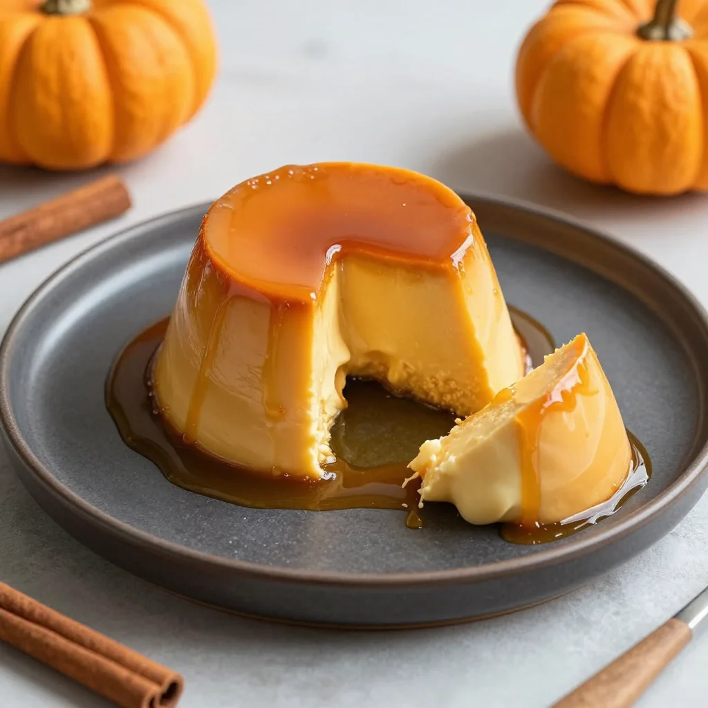 Puerto Rican Flan de Calabaza: Silky Pumpkin Caramel Custard for Halloween