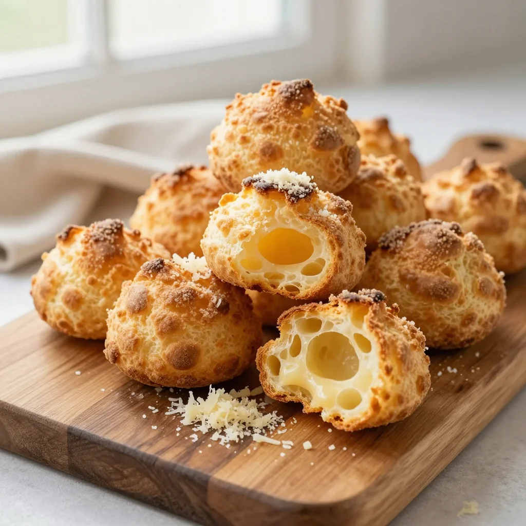 French Gougeres: Cheesy Choux Puffs That Freeze and Reheat for After-School Snacks