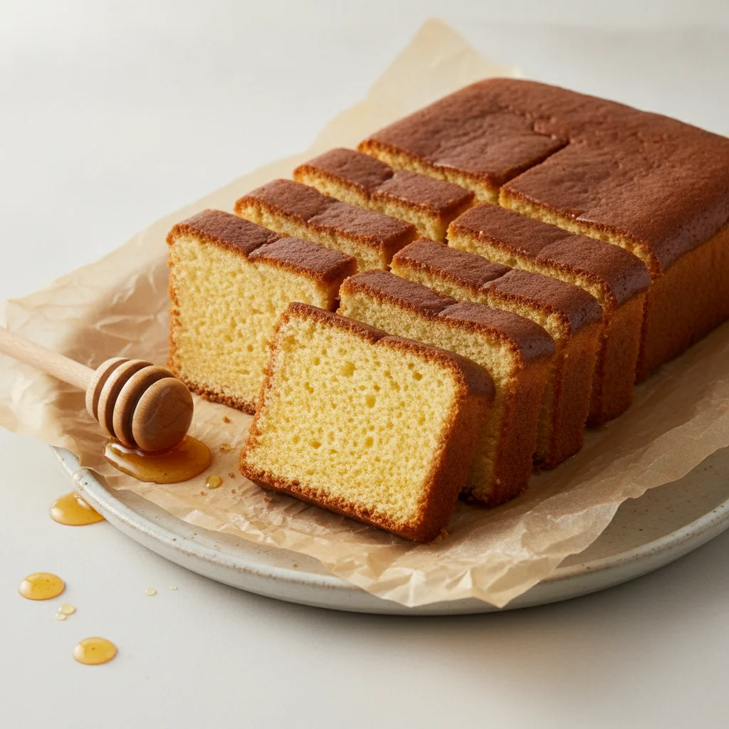 Japanese Castella: Honey Sponge Cake Loaf That Keeps All Week for Lunchbox Treats